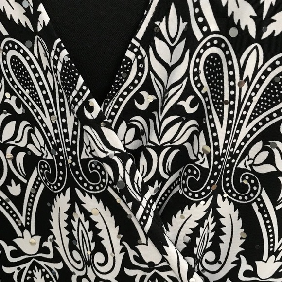 Sleeveless wrap‎ front blouse top shirt Sz M - Picture 8 of 11